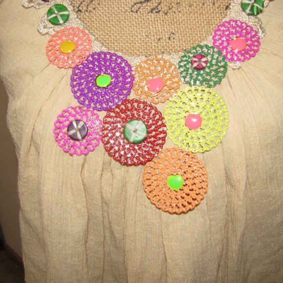 Boho Halter Embellished Festival Top - Picture 3 of 7